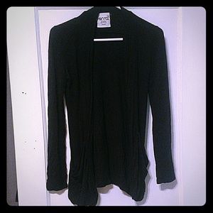 Black cardigan
